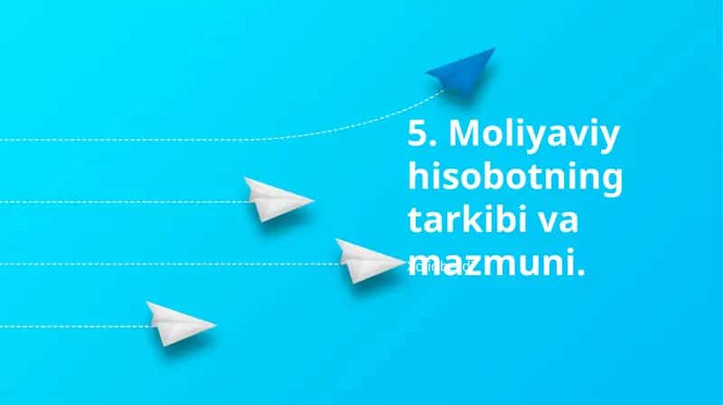Moliyaviy Hisobotning Tarkibi va Mazmuni 1