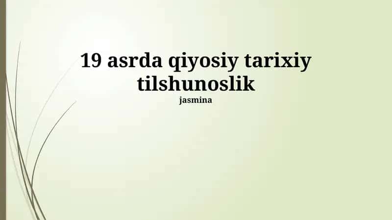 Til O'zgarishlarining Taqqoslash Analizi 1