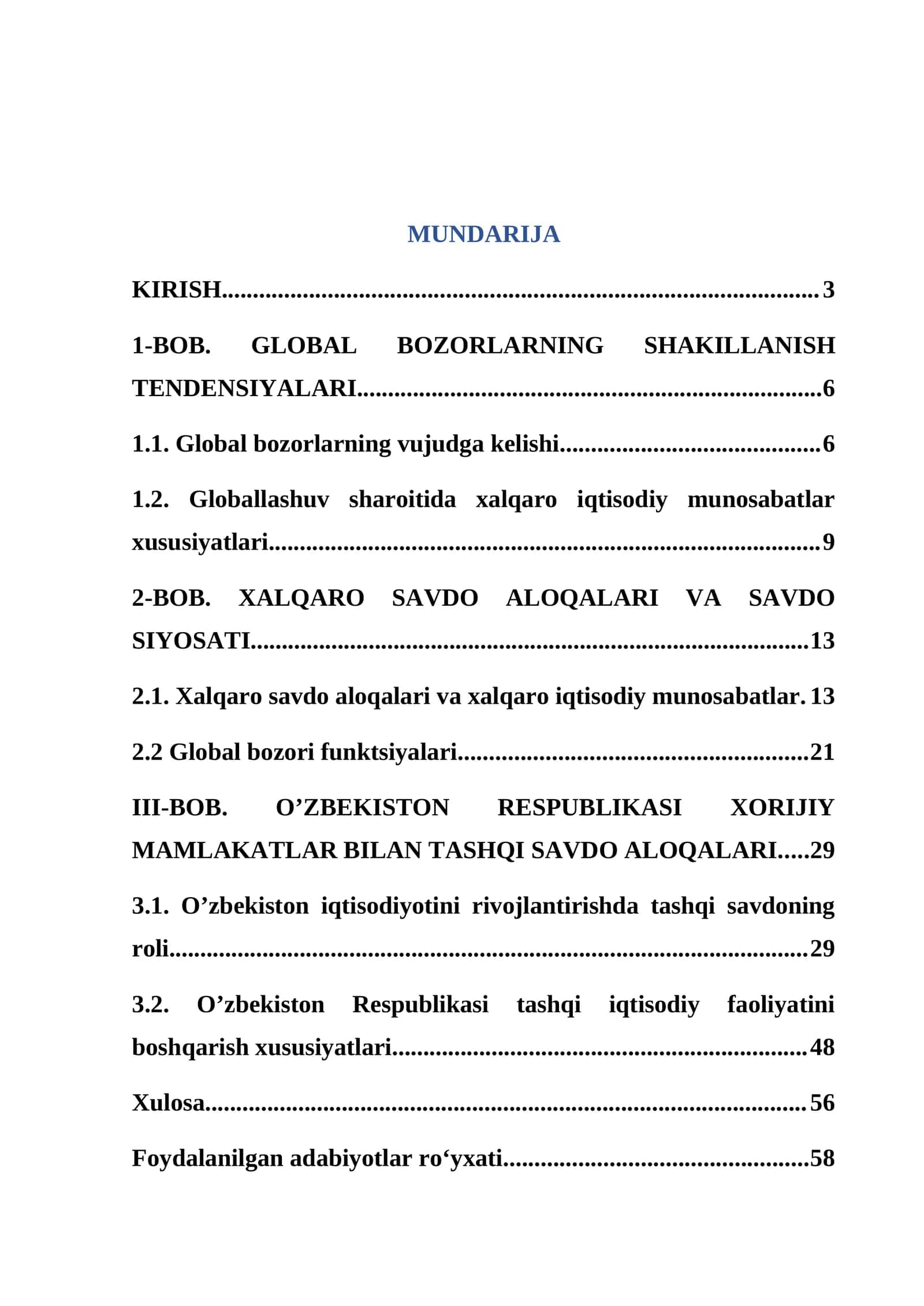 GLOBAL BOZORLARNING SHAKILLANISH TENDENSIYALARI 1