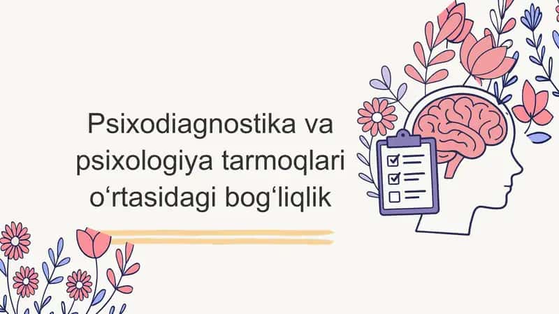 Psixodiagnostika va psixologiya 1