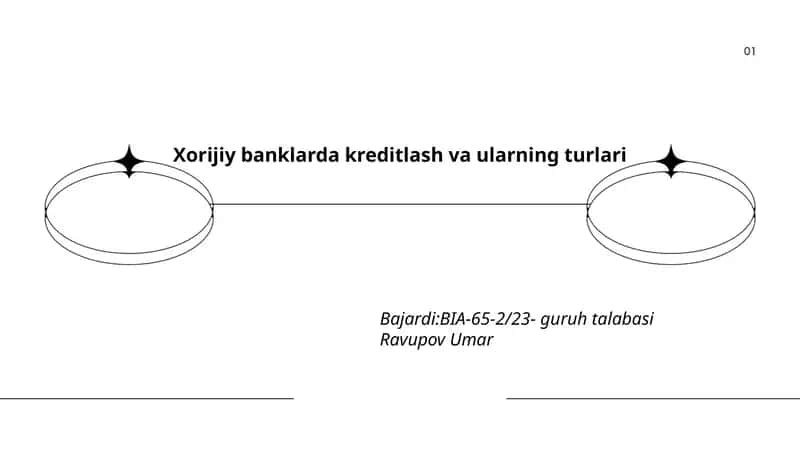 Kreditlash va ularning turlari 1