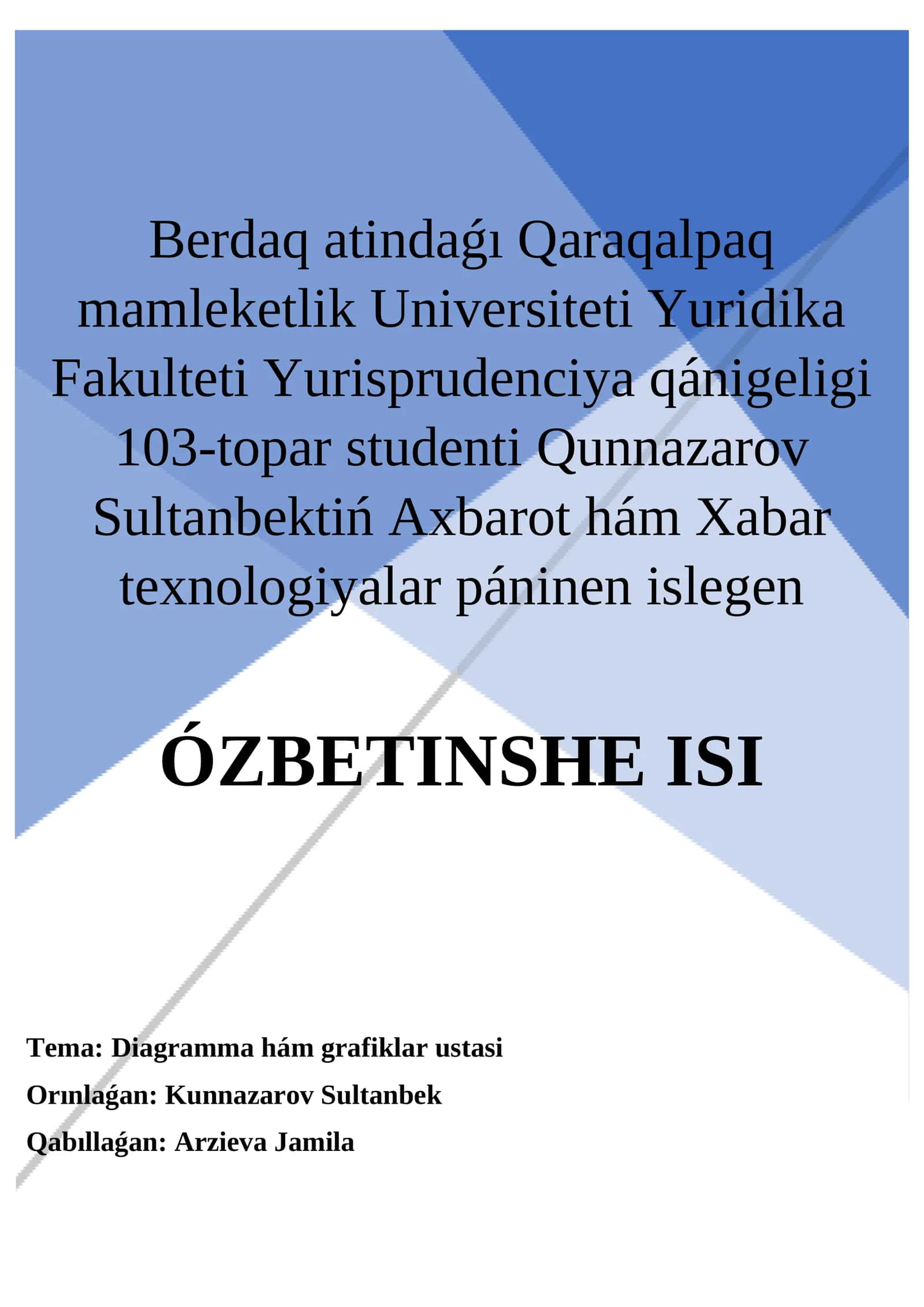 Diagramma hám grafiklar ustasi 1