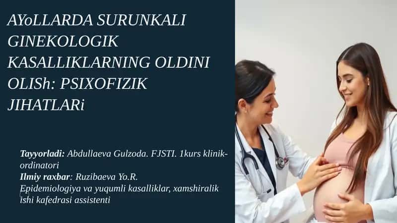 Profilaktik Tibbiyotning Ahamiyati 1