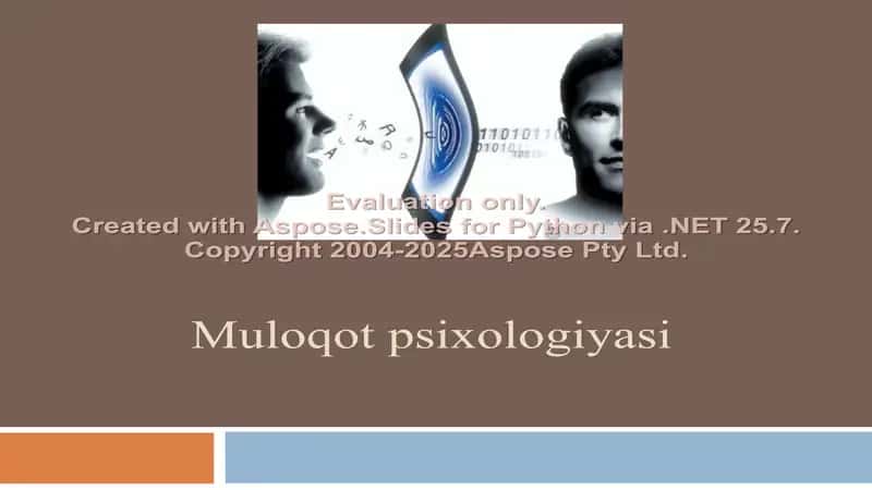 Muloqot psixologiyasi 1