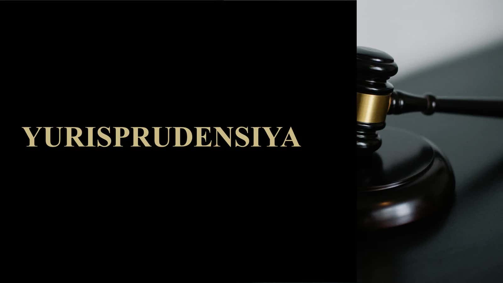Mustaqil ish yurisprudensiya yoʻnalishi uchun 1
