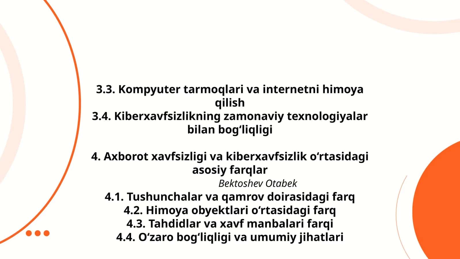 Bektoshev Otabek 1