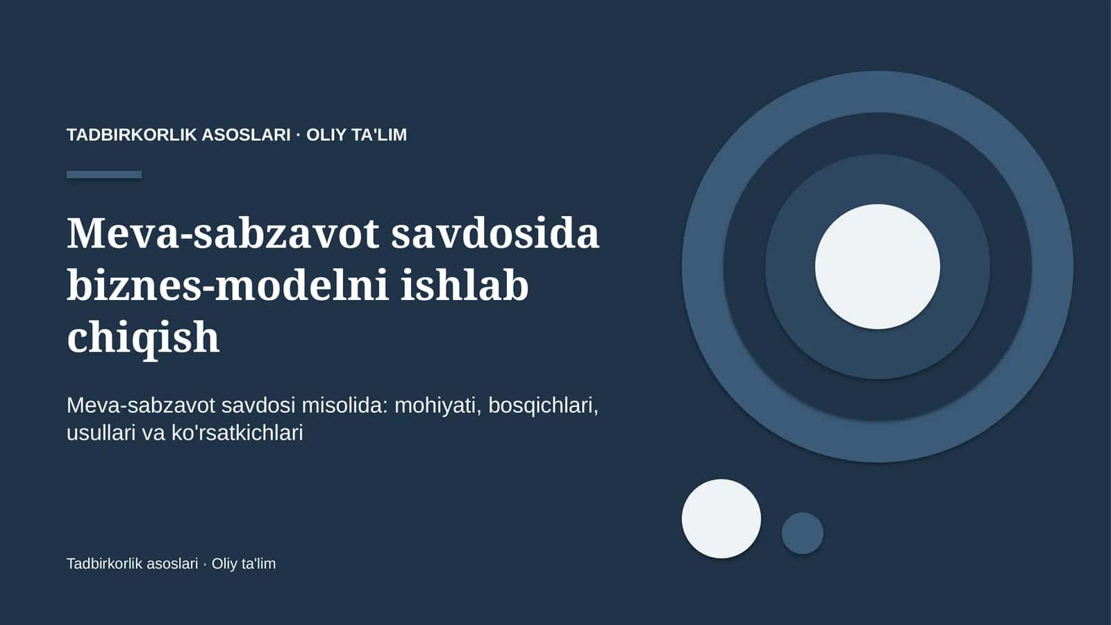 meva sabzavot savdosida biznes modelni ishlab chiqish 6305 1