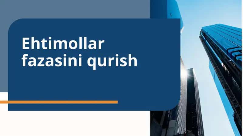 Ehtimollar fazasi 1