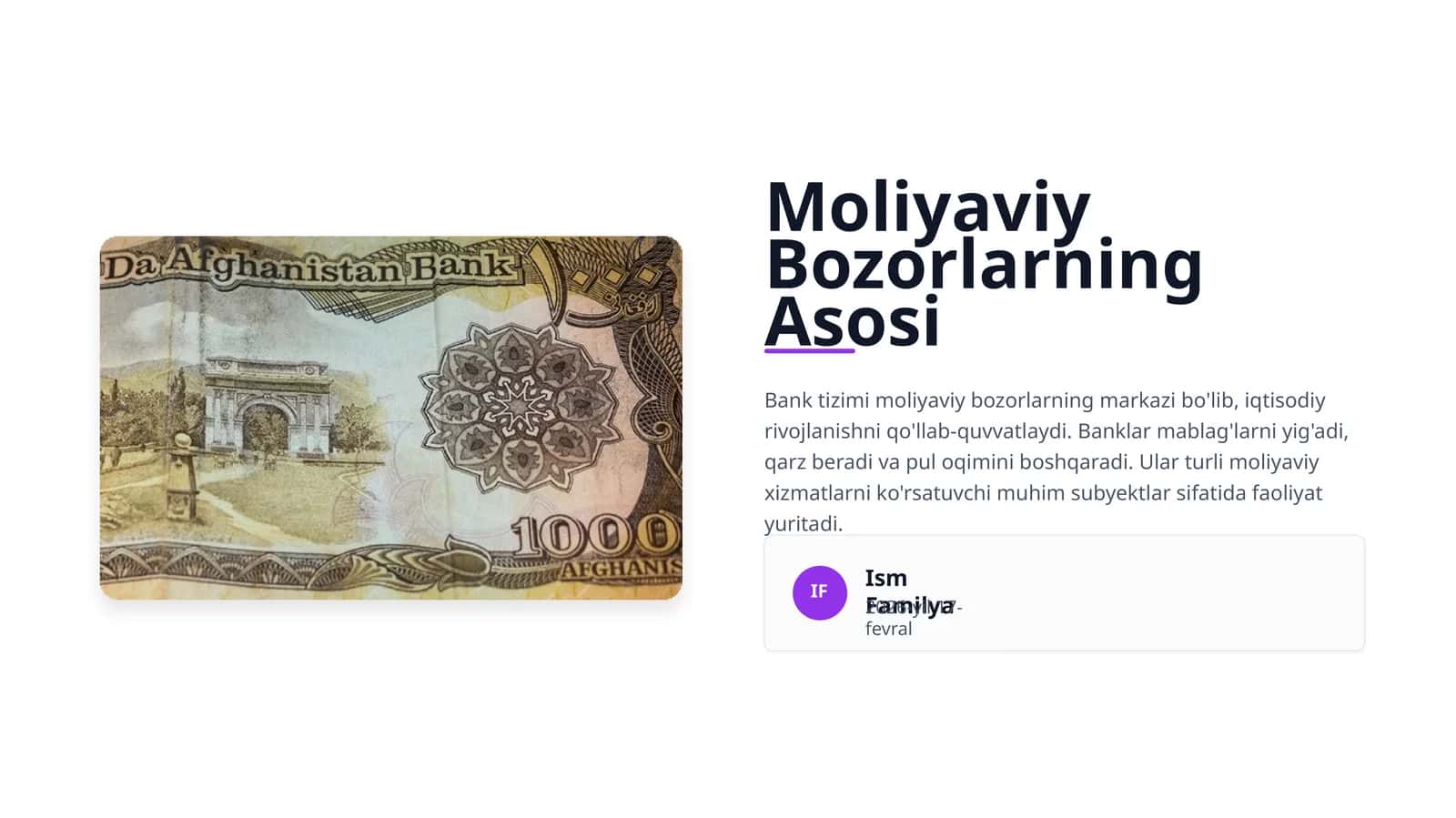 Bank tizimi 1