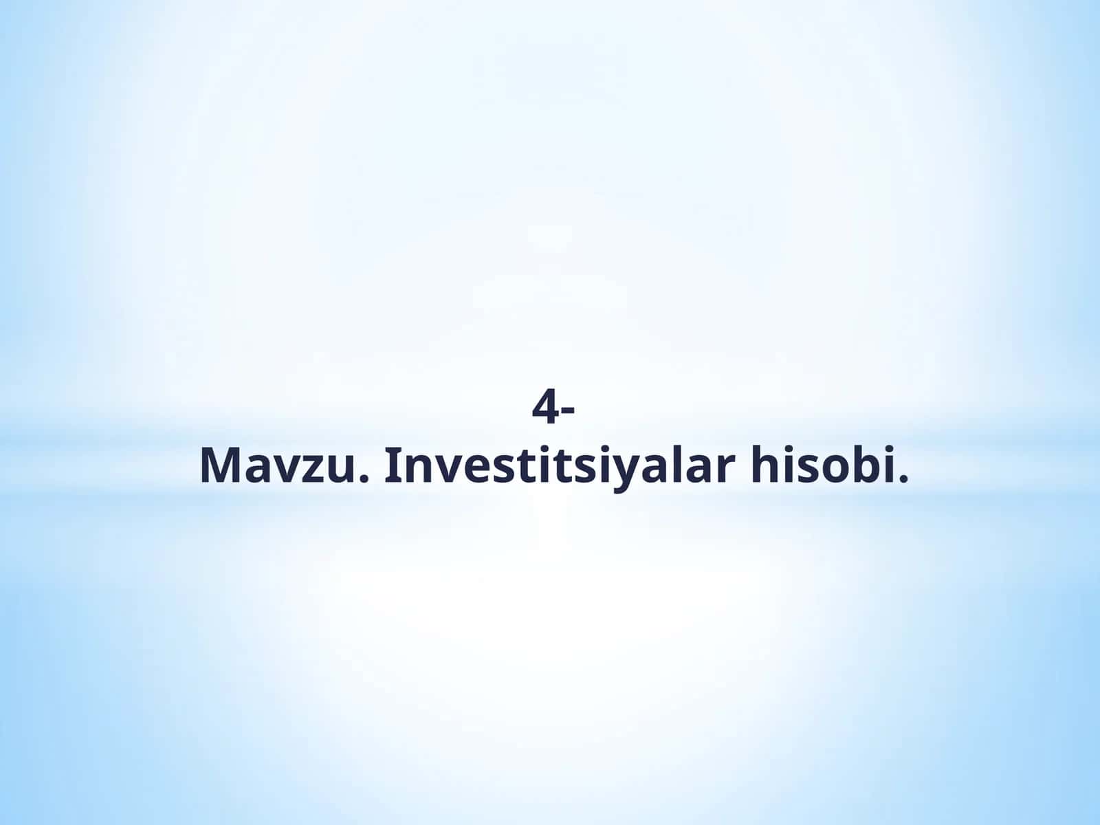 Meyoriy hujjatlar 1