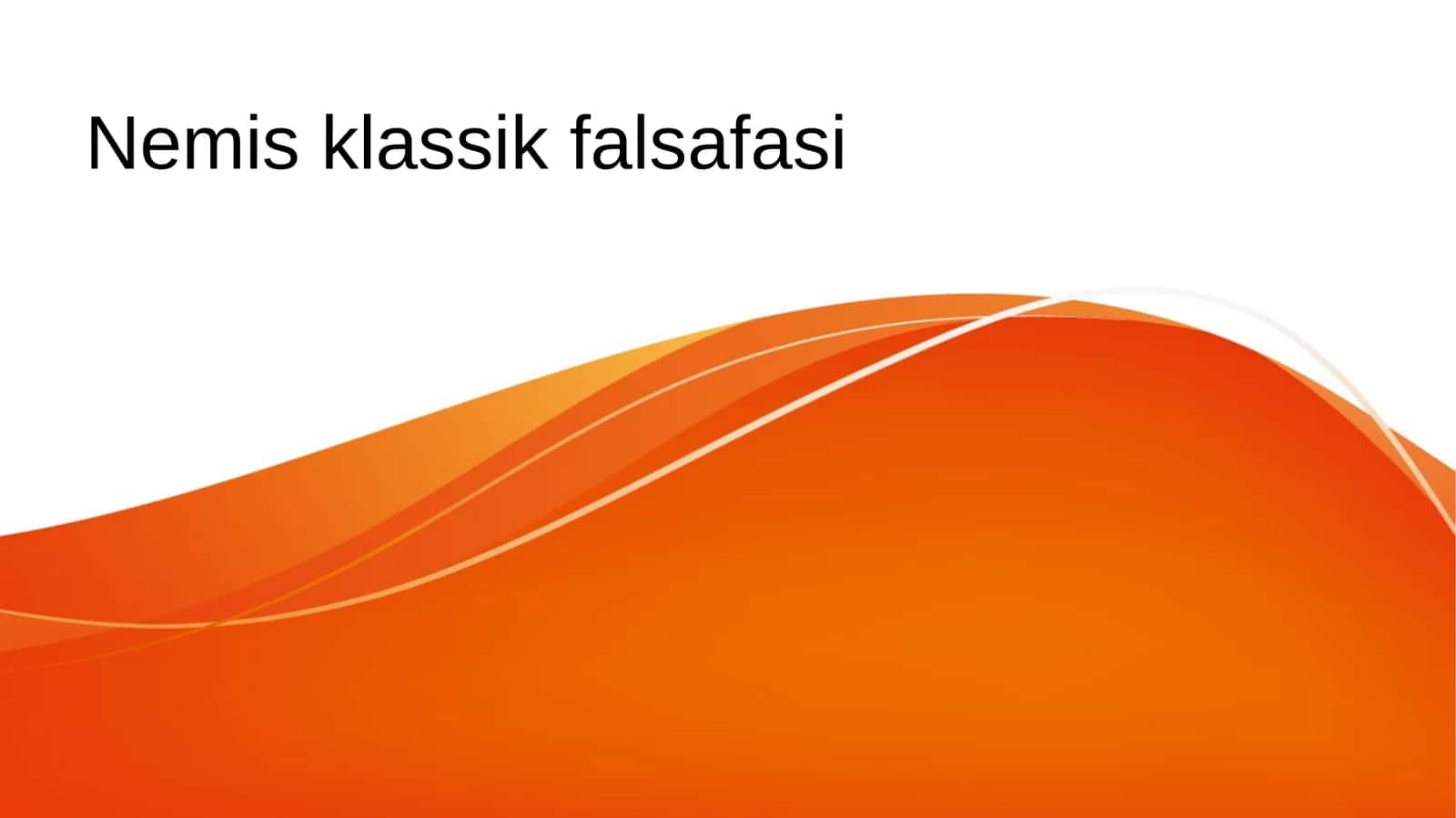 Nemis klassik falsafasi KRASVORD 1