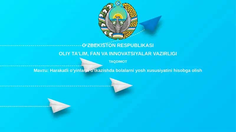 Harakatlio'yinlarnio'tkazishdabolalarniyoshxususiyatinihisobgaolish 1