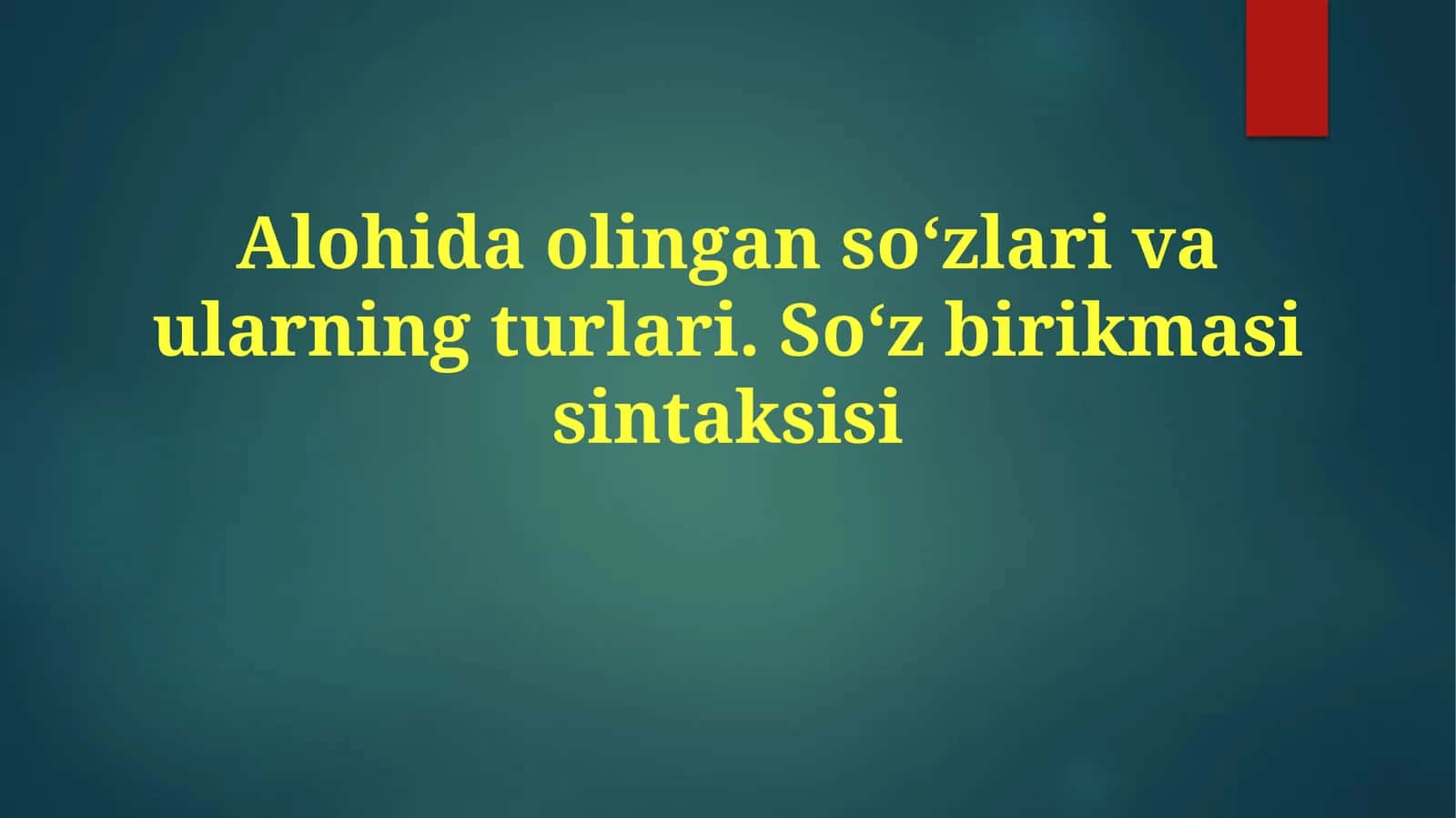 So'z Birikmalarini Tahlil Qilish 1