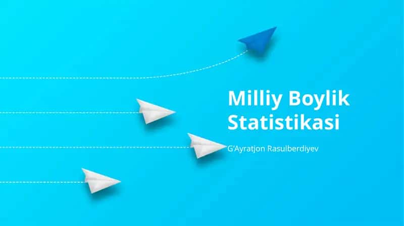 Milliy Boylik Statistikasi 1