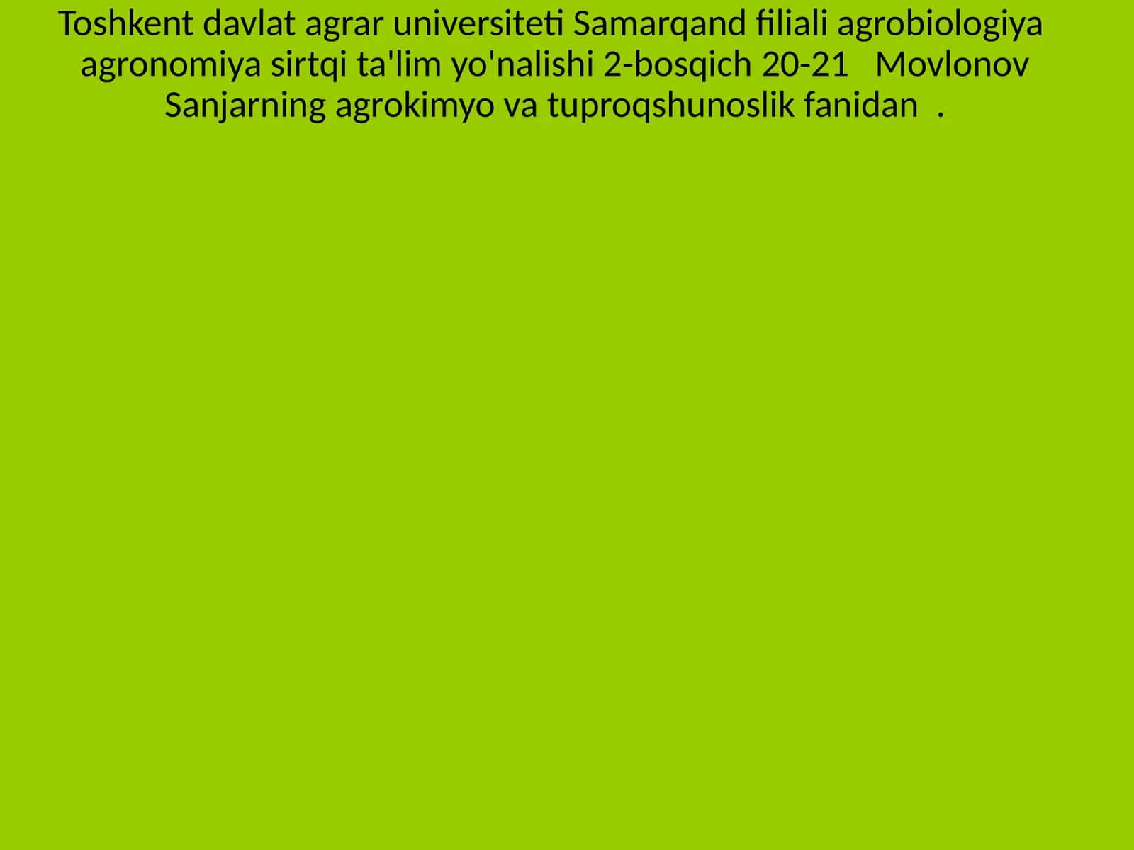 Tuproqeritmasi 1