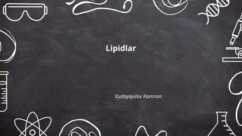 Lipidlar 1