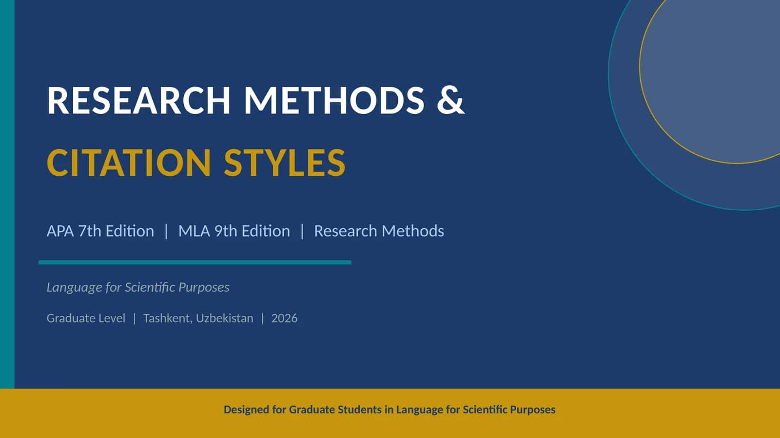 RESEARCH METHODS & CITATION STYLES 1