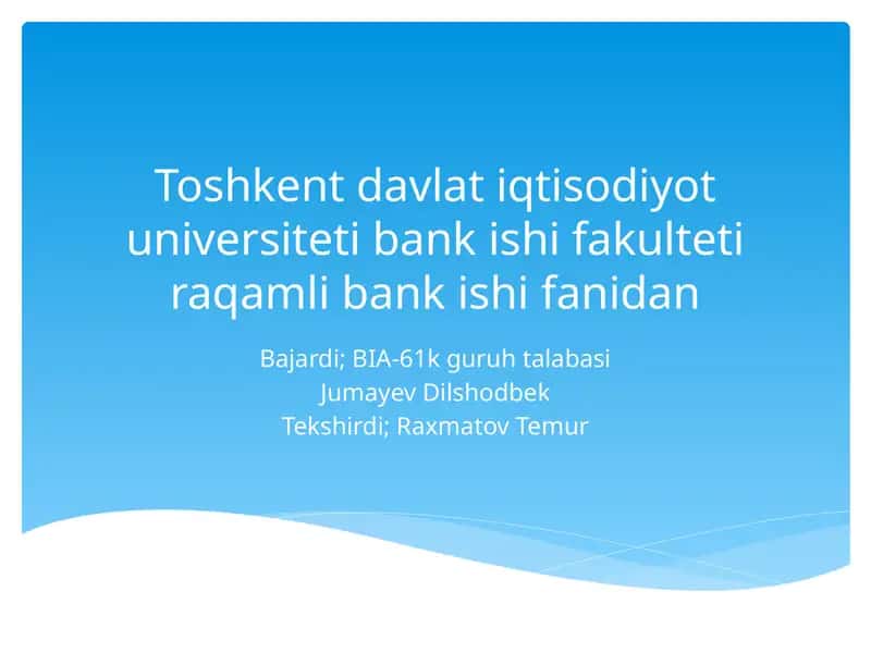 Raqamli Biznes Modeli 1