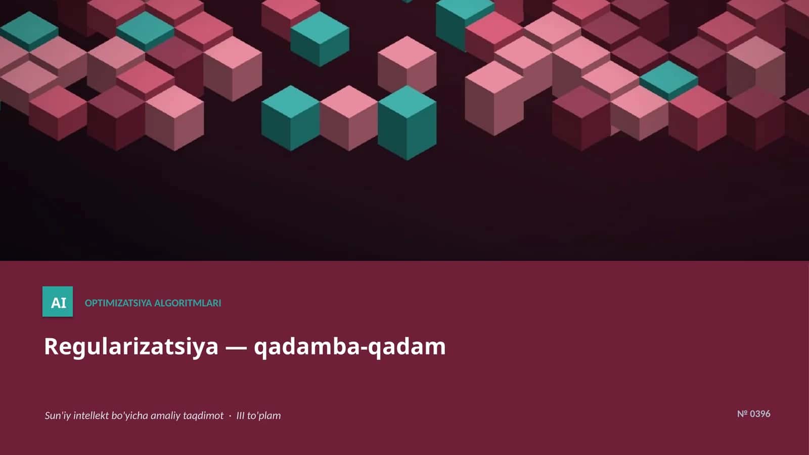 OPTIMIZATSIYA ALGORITMLARI 1