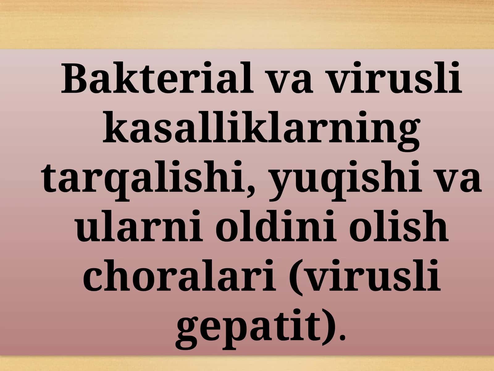 Virusli gepatitlar 1