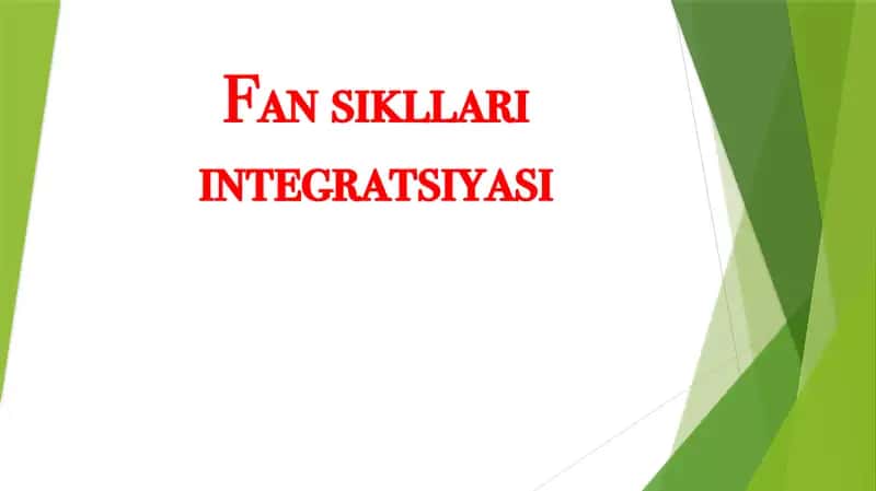 Fansikllariintegratsiyasi 1