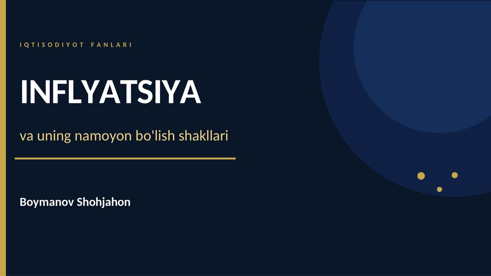 INFLYATSIYA 1