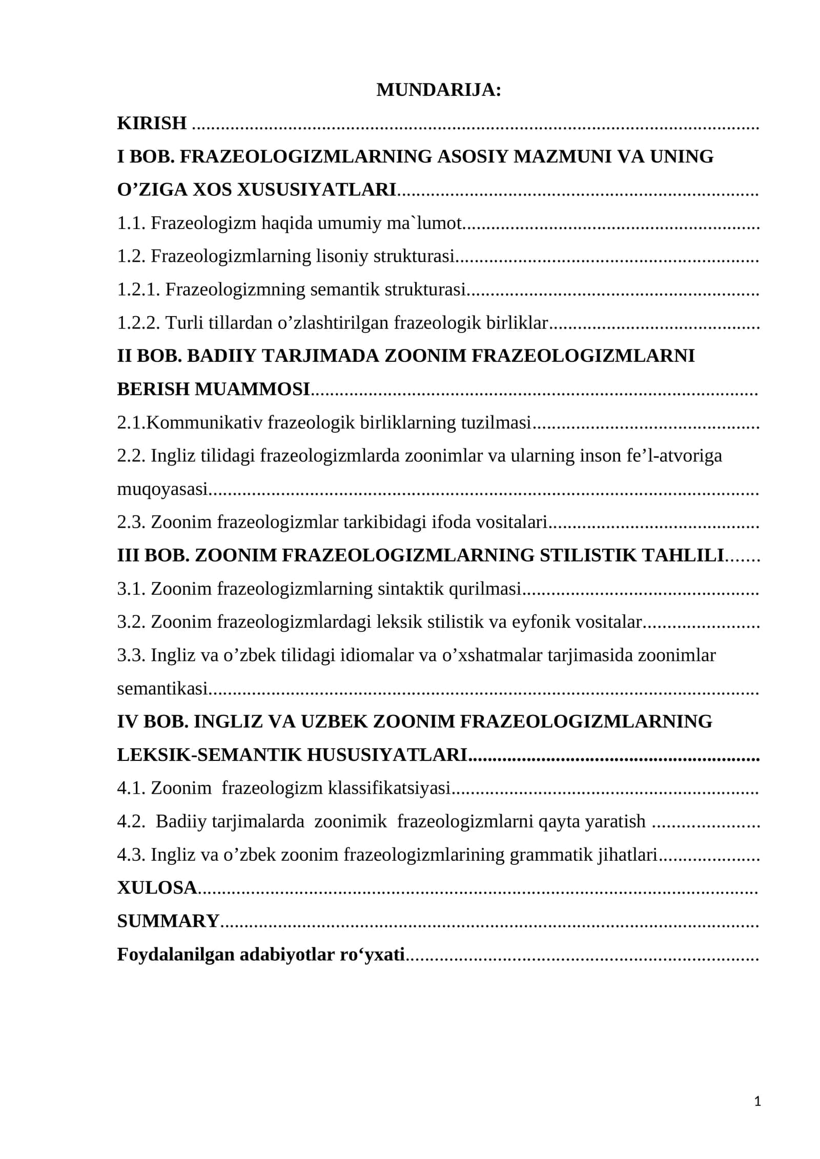 ZOONIM FRAZEOLOGIZMLARNING LEKSIK-SEMANTIK HUSUSIYATLARI 1