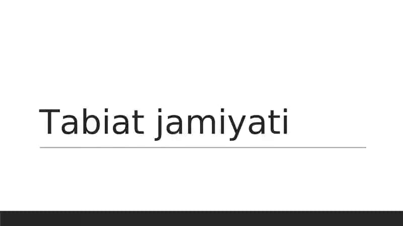 Tabiatjamiyati