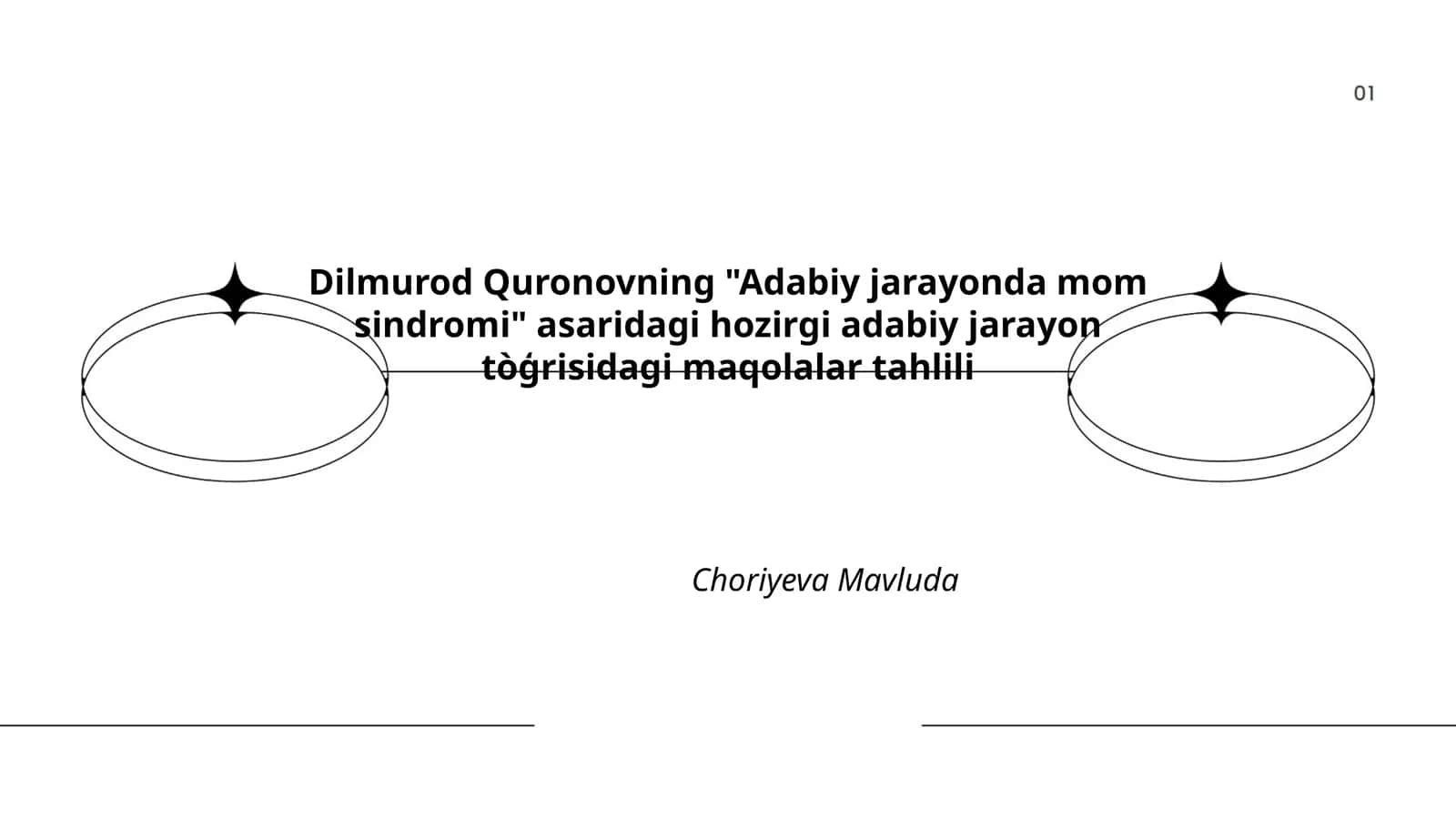Adabiy jarayonda mom sindromi 1