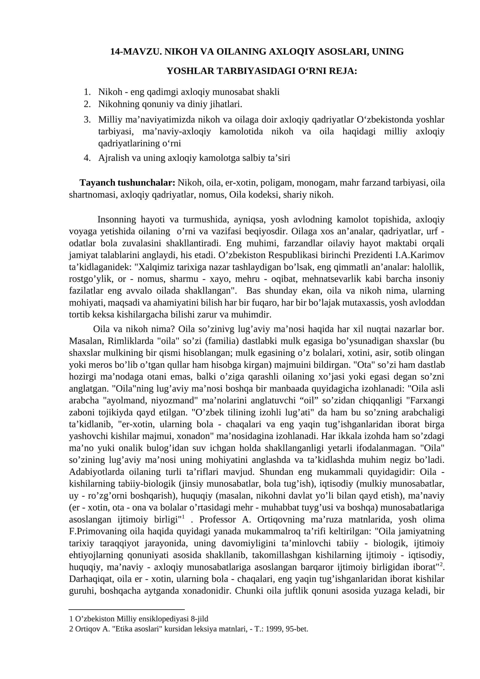 NIKOH VA OILANING AXLOQIY ASOSLARI 1