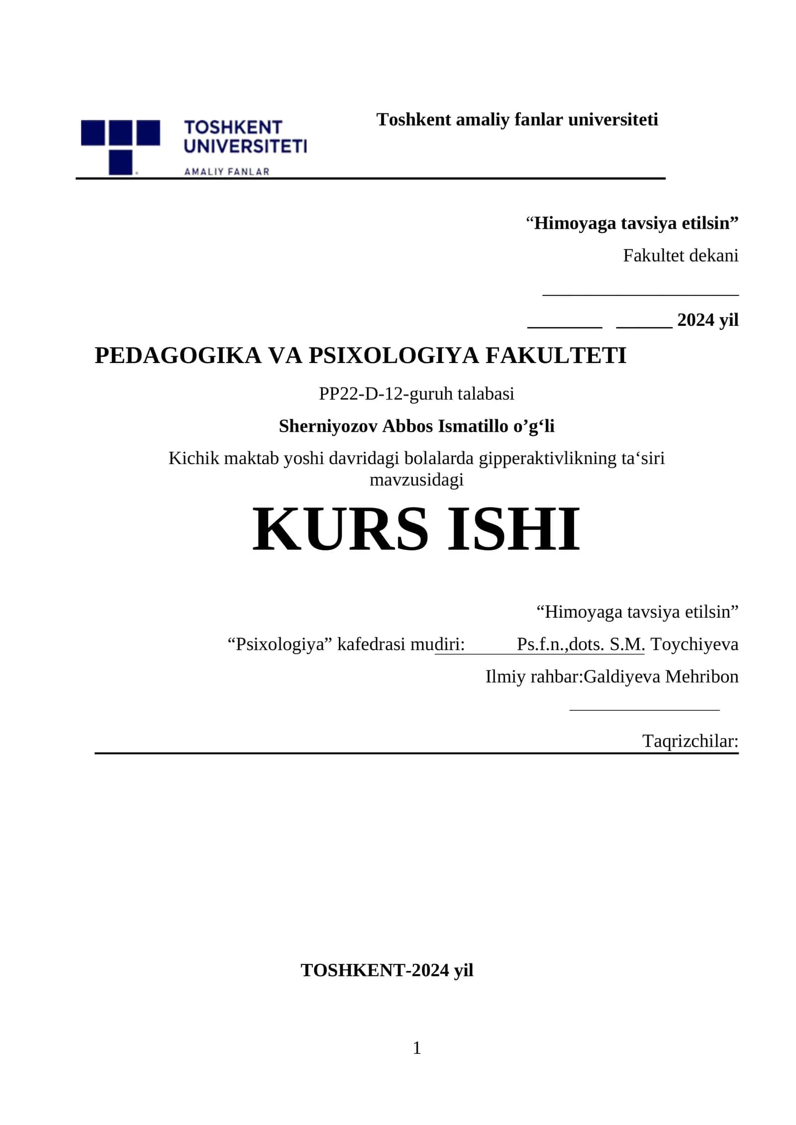 “Himoyaga tavsiya etilsin” 1