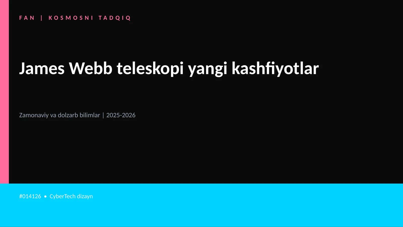 James Webb teleskopi yangi kashfiyotlar 1