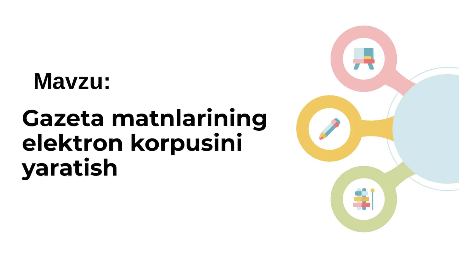 Gazeta matnlarining elektron korpusini yaratish 1