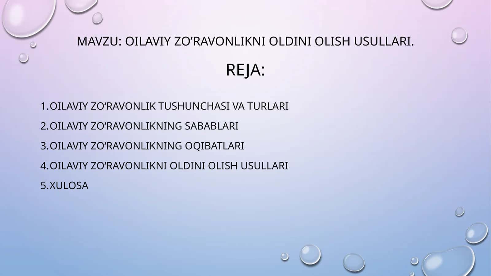 oilaviy zo’ravonlikni oldini olish usullari 1