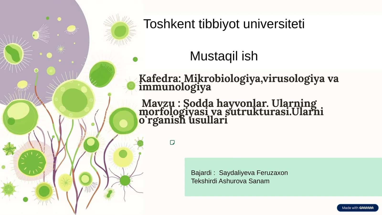 Sodda Jonivorlar Dunyosi 1