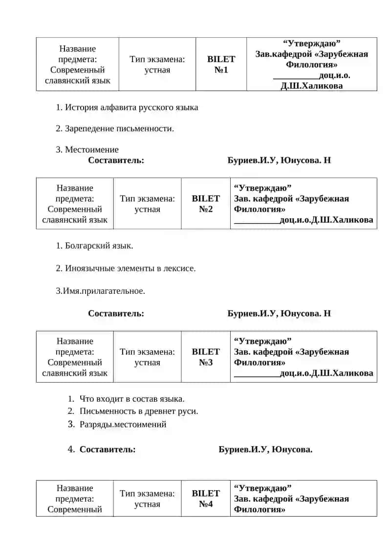 Современный славянский язык
