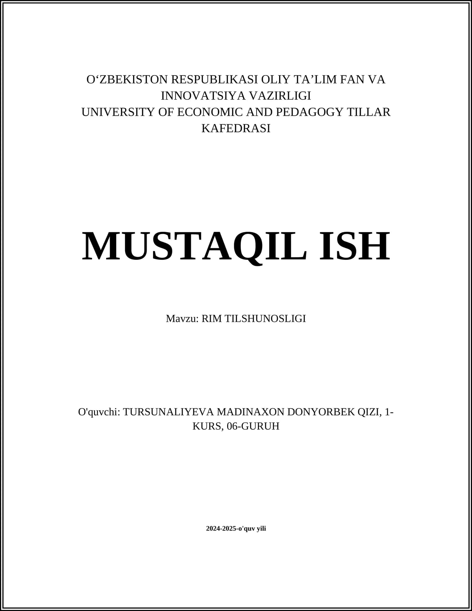 Raqamli kommunikatsiya texnologiyalari 1