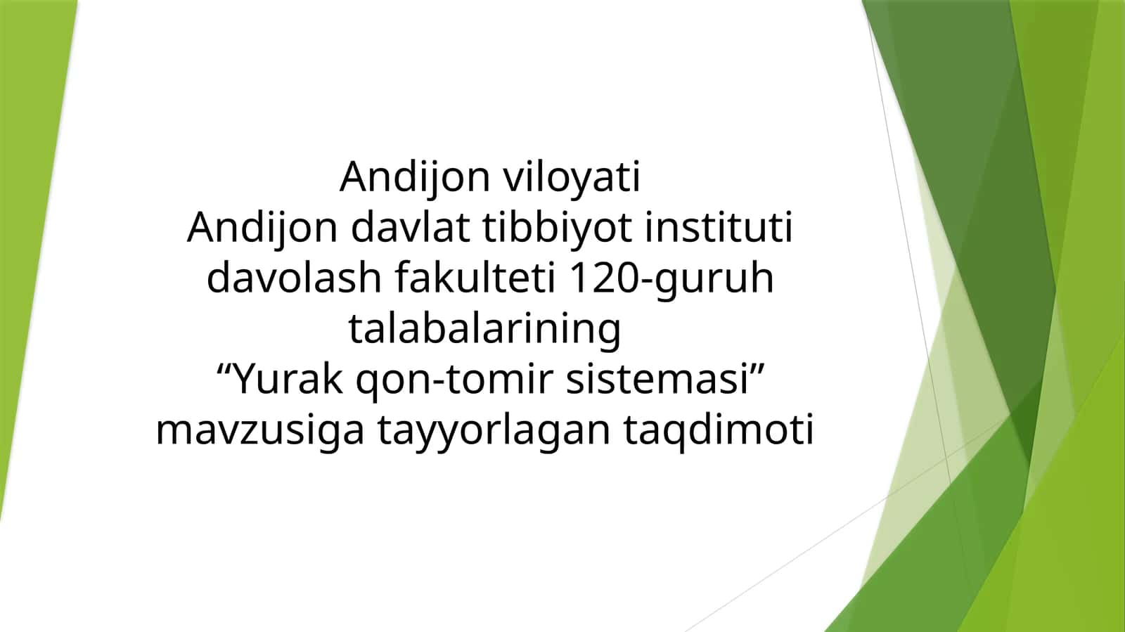 Puls toʻlqini taqdimot 1