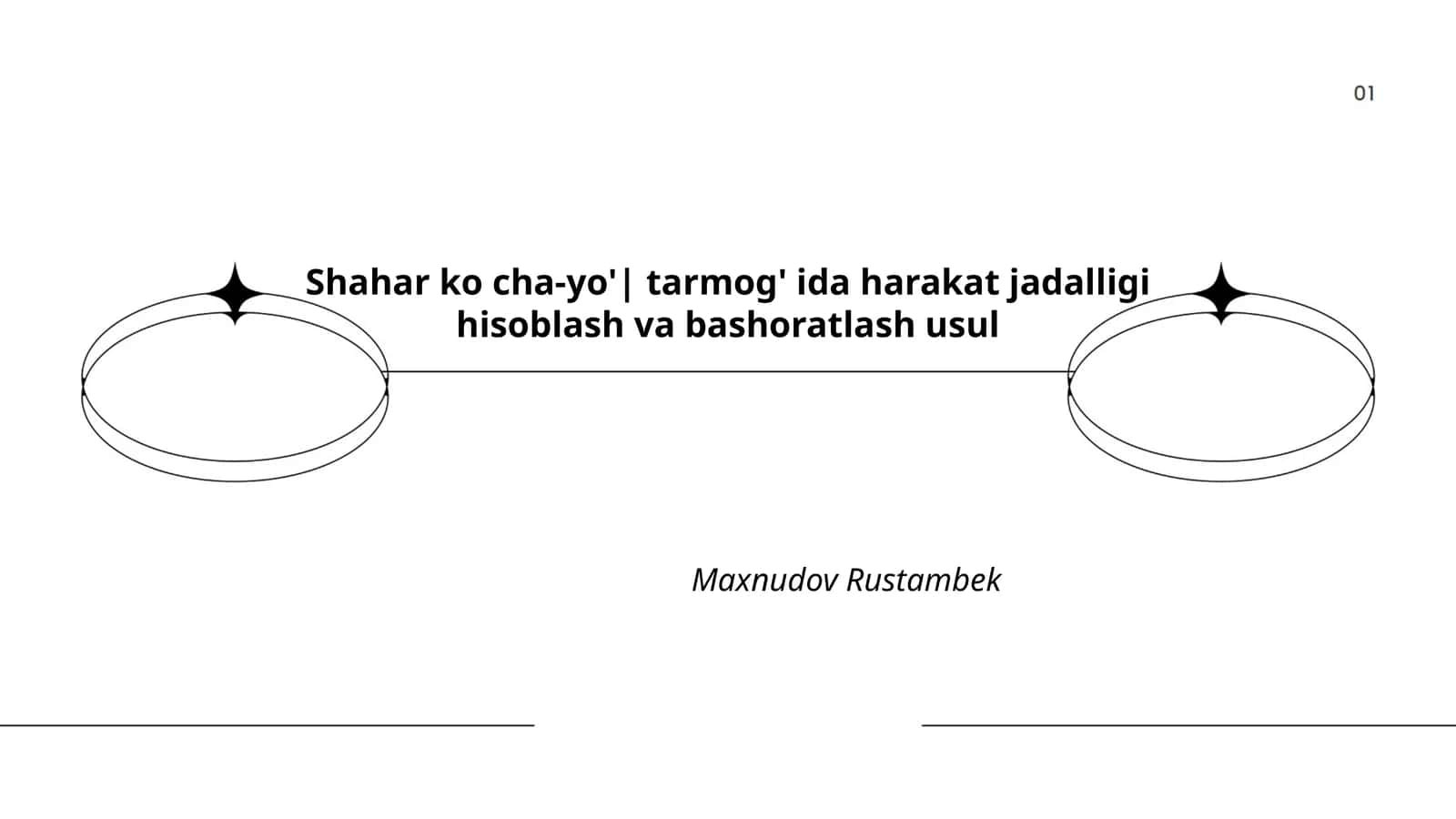 Tarmoqlarda Harakat Jadalligini O'lchash 1
