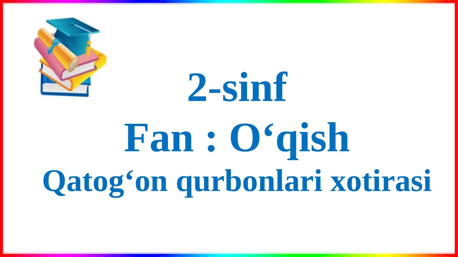 Òqish fanidan ochiq dars taqdimoti 1