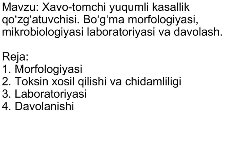 Xavo-tomchiyuqumlikasallikqoʻzgʻatuvchisi 1