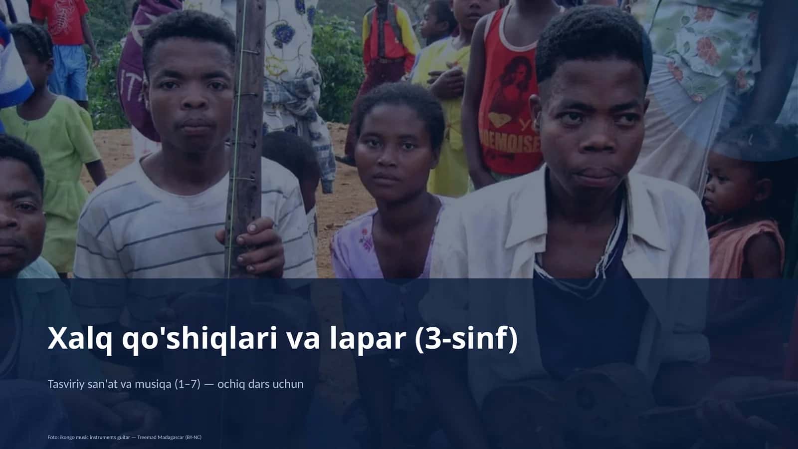 Xalq qo'shiqlari va lapar (3-sinf) 1