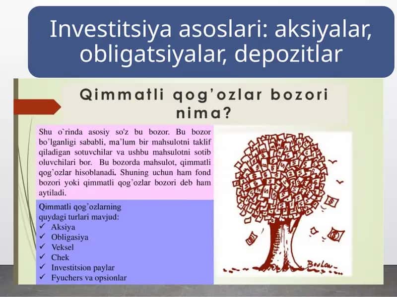 Qimmatli qogʻozlar 1