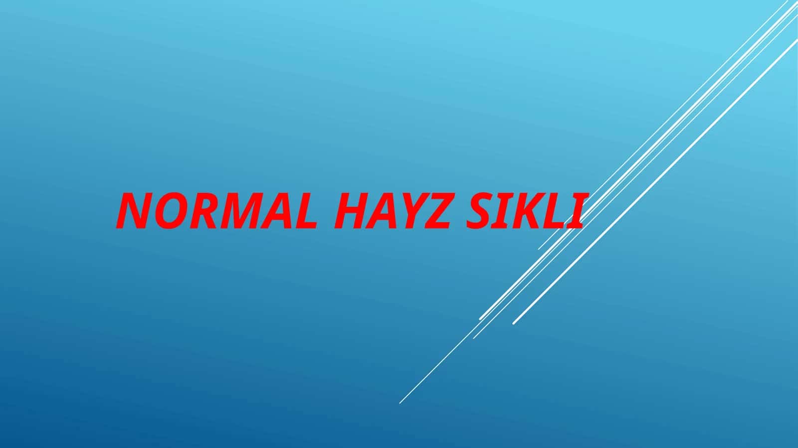 Hayz sikli 1