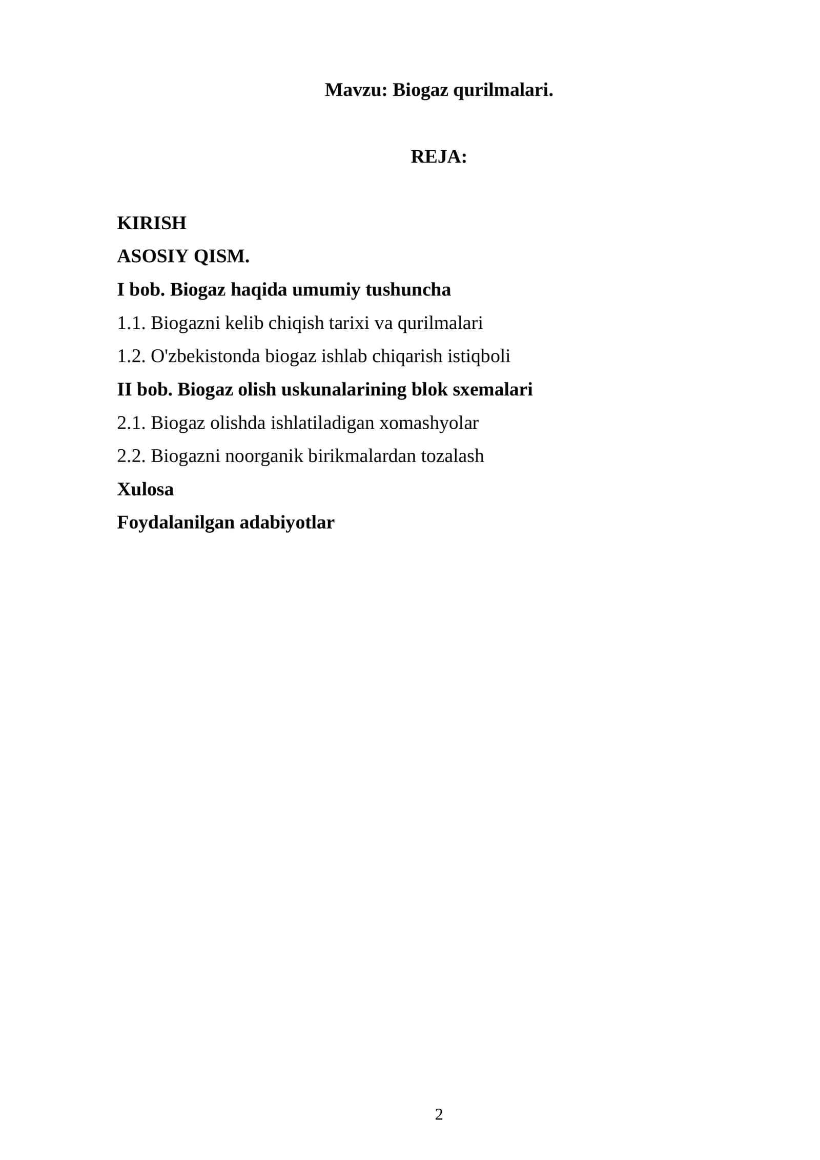 Biogaz qurilmalari 1