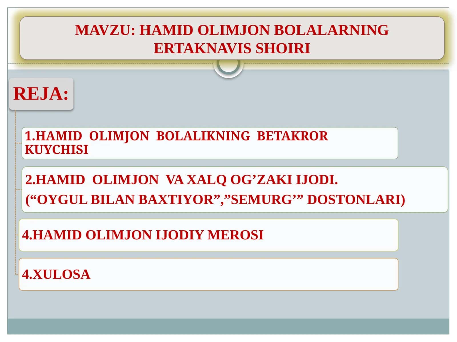 HAMID OLIMJON BOLALARNING ERTAKNAVIS SHOIRI 1