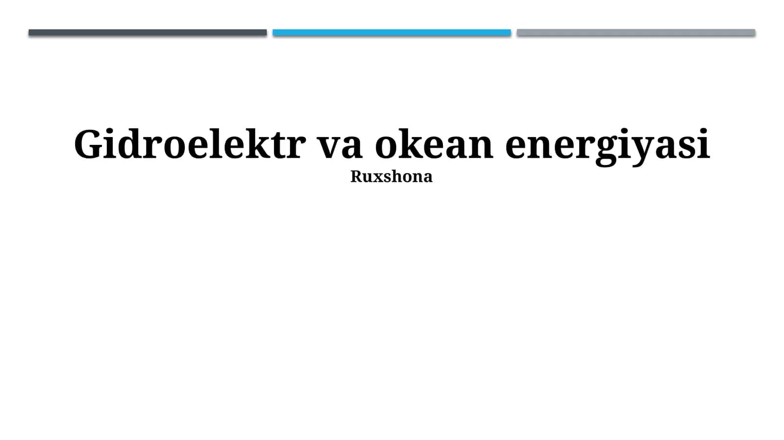 Okean energiyasining kelajagi 1