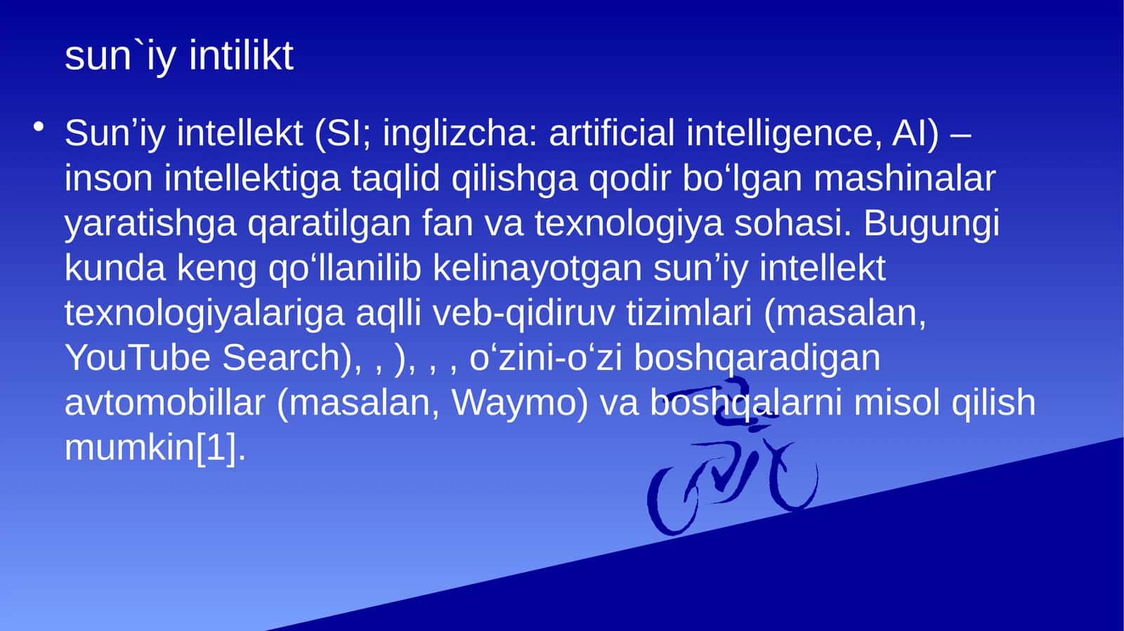 Sunʼiy intellekt 1