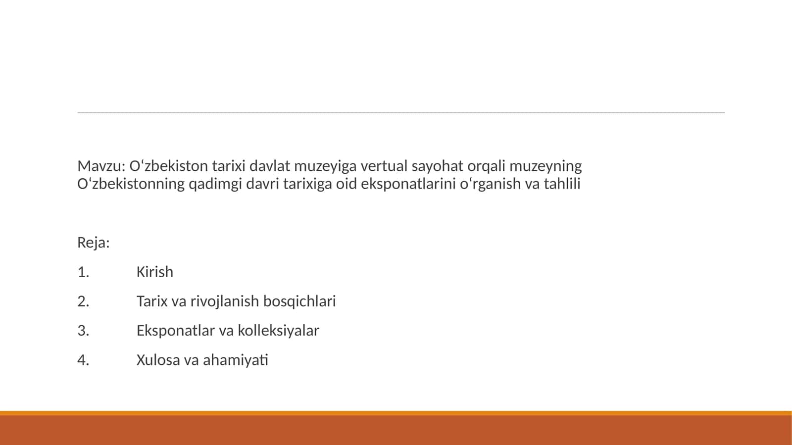 Oʻzbekiston Davlat Muzeyi 2 1
