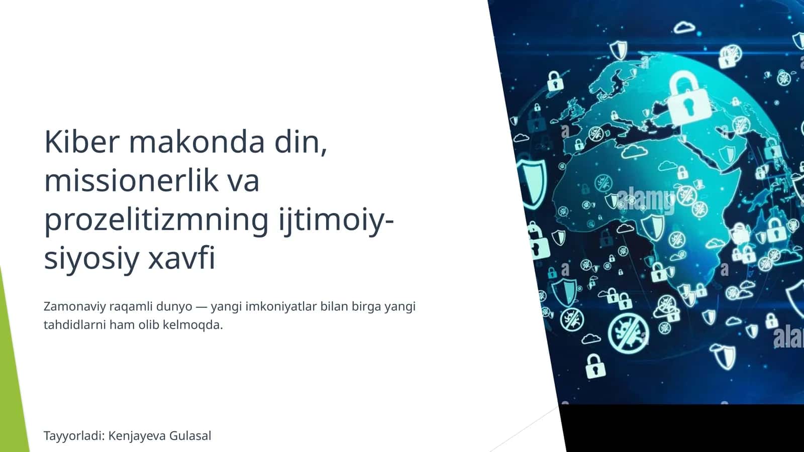 Kiber makonda din, missionerlik va prozelitizmning ijtimoiy-siyosiy xavfi 1